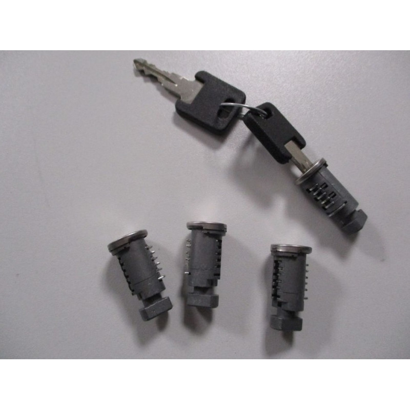 4 barillets de serrure avec clé pour barres de toit verrouillables BMW X1 E84