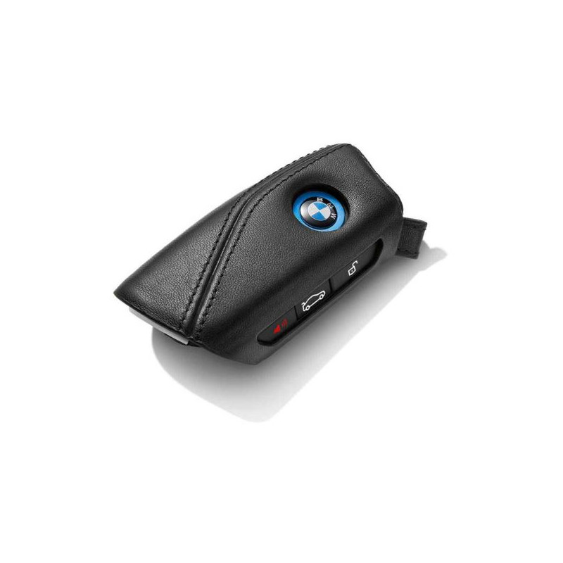 Porte clé télécommande en placage, compatible avec bmw série 1-2, porte  clés, etui clés, pour BMW X1, Black-2