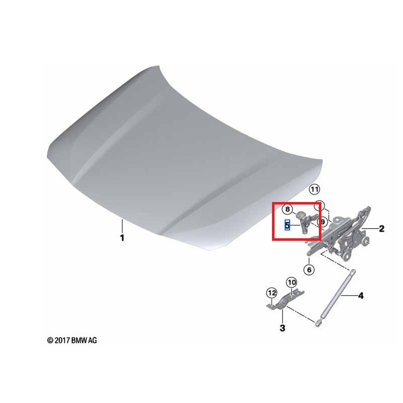 Actionneur De Verrouillage De Porte Arrière Gauche (côté Conducteur) Pour BMW E60 E65 E90 - ATTPARTS