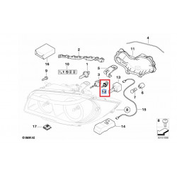 douille d'ampoule pour feu de position E87/E39/E63/E83 BMW