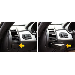 Support rétractable pour porte-gobelet à eau avant droit, accessoires de  voiture, magasins de voitures, BMW E90, E91, E92, E93, 51459173463