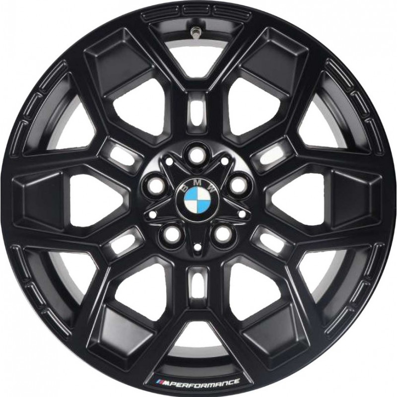 Jante 18" Jet Black mat Style 880M à rayons doubles pour BMW X1 U11 Coté Avant
