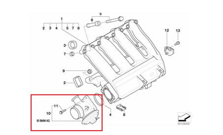Vanne EGR/AGR Pour BMW - 1, 3, X1, X3 Diesel - Neuf D'origine