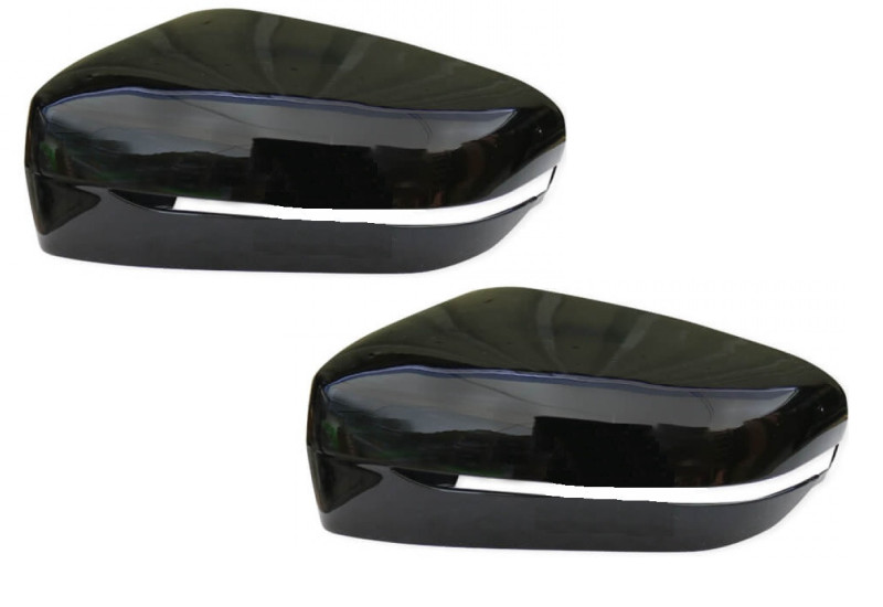 Capuchons Rétroviseur BMW Série 5 E60 - Noir Brillant Style M 2003-2007