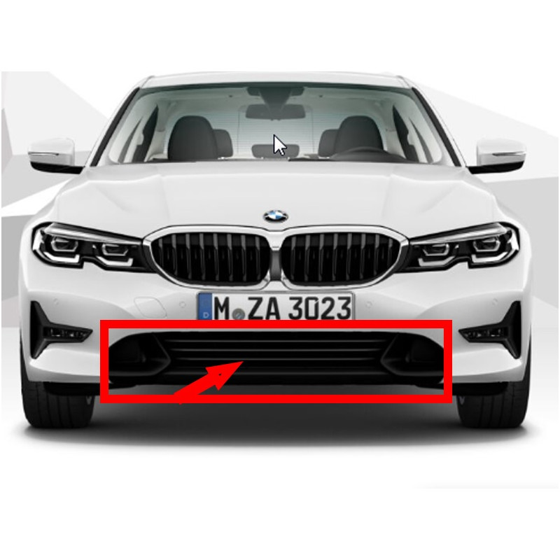 Grille médiane inférieure pare-chocs avant pour BMW Série 3 G20 G21