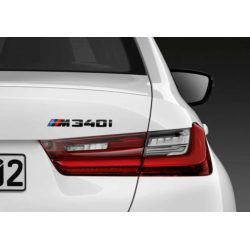 Logo de coffre noir "M340i"...