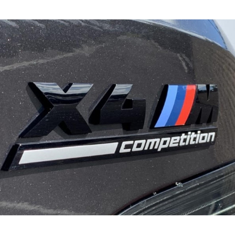 Logo de coffre Noir X4 M Competition BMW X4