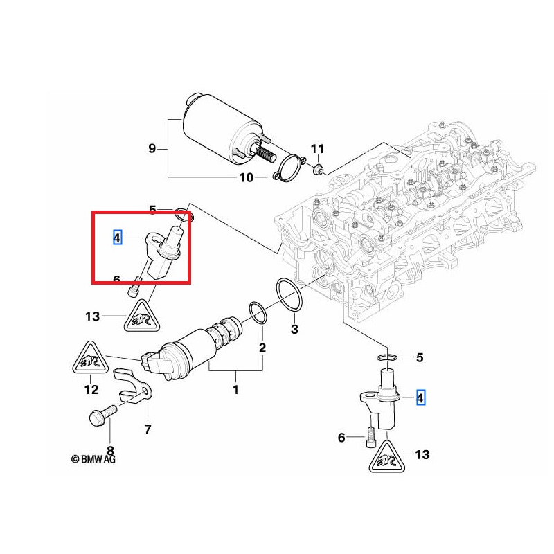 Régulateur D'arbre à Cames Pour BMW Série 1/3/5, X1, X3, Z4 - Référence 11367500032 - Qualité OE