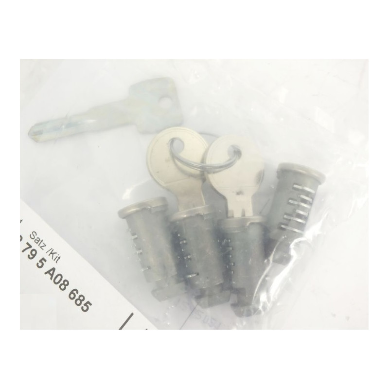 4 barillets de serrure avec clé pour barres de toit verrouillables BMW X3 G01 référence 82712414373