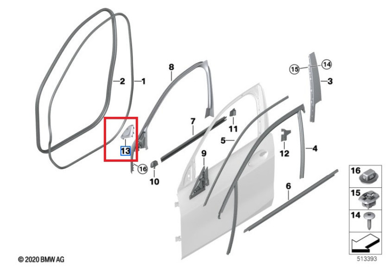 Grille De Haut-parleur Gauche Pour Porte Voiture - Modèle A20372703889051 - Compatible Mercedes W203 Coupé 2008-2011