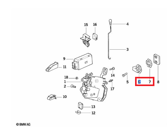 Moteur De Serrure électrique Avant Pour BMW Z3 E36 (04.1995 - 01.2003) - Neuf