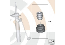 Kit de réparation amortisseur arrière BMW Série 3 E46