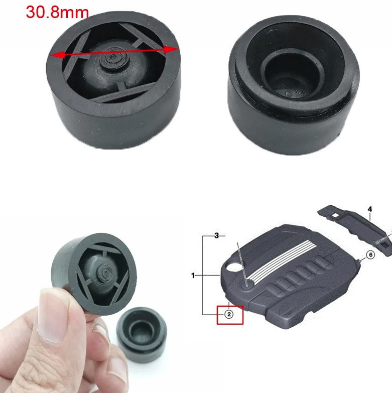 Silent Blocs Support Moteur Pour Renault Clio - Lot De 3, Caoutchouc Robuste, Réduction Vibrations Et Bruit