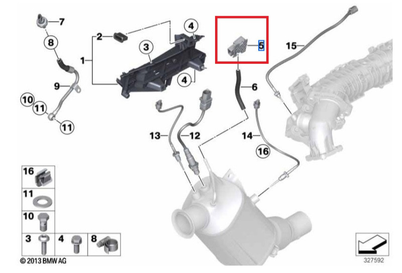 Capteur De Pression BMW Série 1 E81 E82 E87 E88 F21 - NTY - Neuf - Facile à Installer