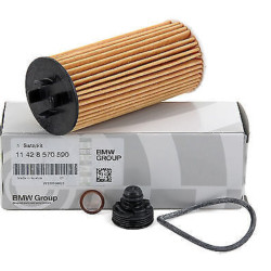 Couvercle De Filtre à Huile BMW 11427508968 - Compatible E81, E87, E90, E46, X1 E84, Etc. - ABS Léger, Remplacement Direct OEM