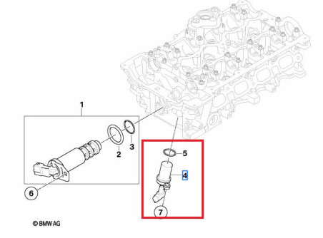 Blue Print Capteur De Position Arbre à Cames ADB117220 Avec Joint Torique – Pièce De Rechange Qualité OEM