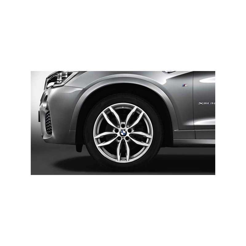 Jante 19" style 622 M à rayons doubles, bicolores « Ferricgrey », polies pour BMW X4 F26 Jante 19" style 622 M à rayons doubles, bicolores « Ferricgrey », polies pour BMW X4 F26