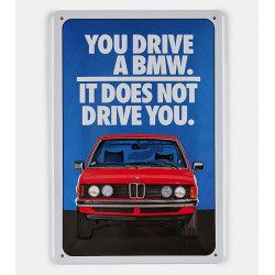 Plaque métallique BMW 20x30cm