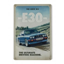 Plaque métallique BMW E30...