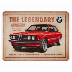Plaque métallique BMW E21...