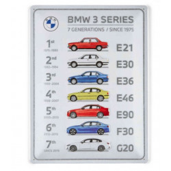 Plaque métallique BMW 3...