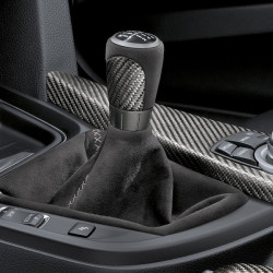 Pommeau de levier de vitesse avec soufflet alcantara BMW M Performance pour BMW Série 1 F20 F21