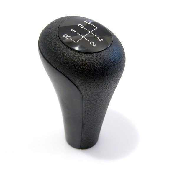 Pommeau de levier de vitesses gainé cuir avec insert décoratif titane BMW X5 E53