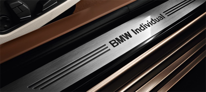 Seuils de portes éclairés avant "BMW Indivudual" pour BMW X5 F15