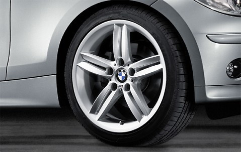 Jante 18" Style 208 M à rayons doubles pour BMW Série 1 E81 E82 E87 E88