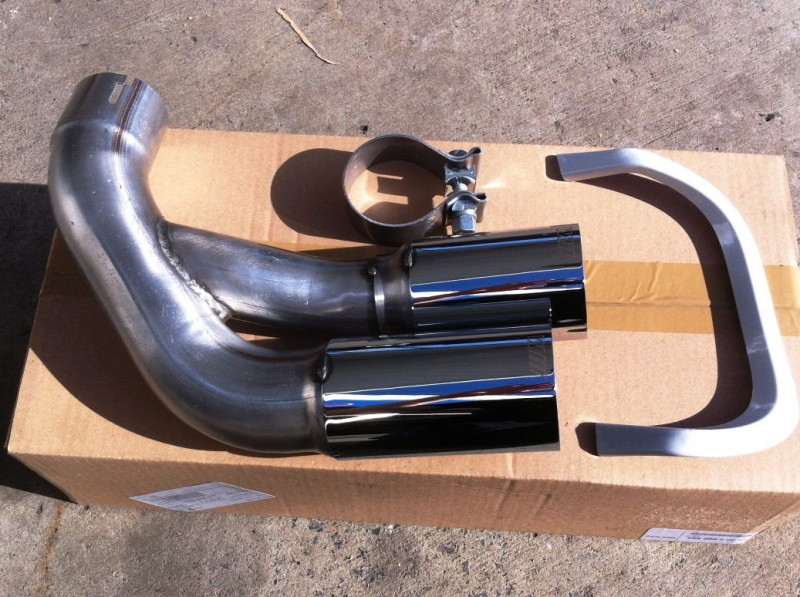 Double embout BMW M Performance pour BMW Série 1 F20 F21NON LCI avant 2015 (4 cylindres 114d, 116d, 118d et 120d)