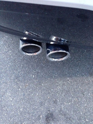 Embout d'échappement Chromé BMW Série 1 F20 F21 (125d seulement)