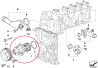 Pompe à eau mécanique pour BMW Série 3 E46 (essence uniquement)