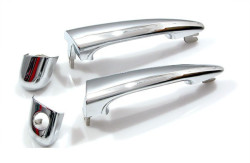 Enjoliveurs chromés de poignées extérieures avant et arrière pour BMW Série 3 E46