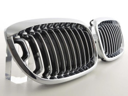 Grilles de calandres chromées pour BMW Série 5 E60 E61