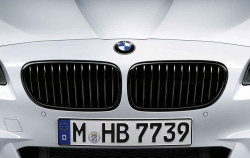 Grilles de calandre BMW M Performance, noires pour BMW Série 5 F10 F11 (sauf M5)