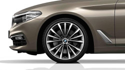 Jante 19" à rayons en W, style 663 bicolore, Ferricgrey/finition brillante pour BMW Série 5 G30 G31