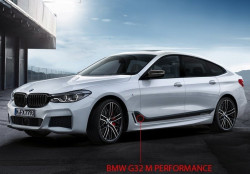 Film de bas de caisse "Frozen Black" coté gauche/droit pour BMW Série 6 GT G32