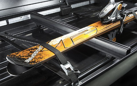 Supports pour skis dans le coffre de toit BMW X3 E83