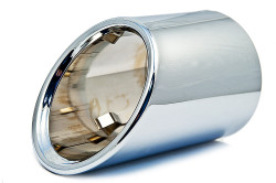 Embouts d'échappement chromés, ronds BMW X5 E70