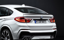 Becquet arrière en carbone BMW Performance pour BMW X4 