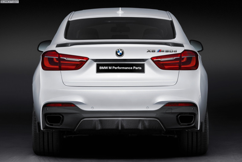 Becquet arrière carbone BMW M Performance pour BMW X6 F16