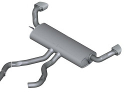 Silencieux d'échappement BMW M Performance, BMW X5 F15