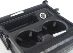 Porte-gobelets de console centrale avant avec tiroirs coulissants pour BMW X5 E70