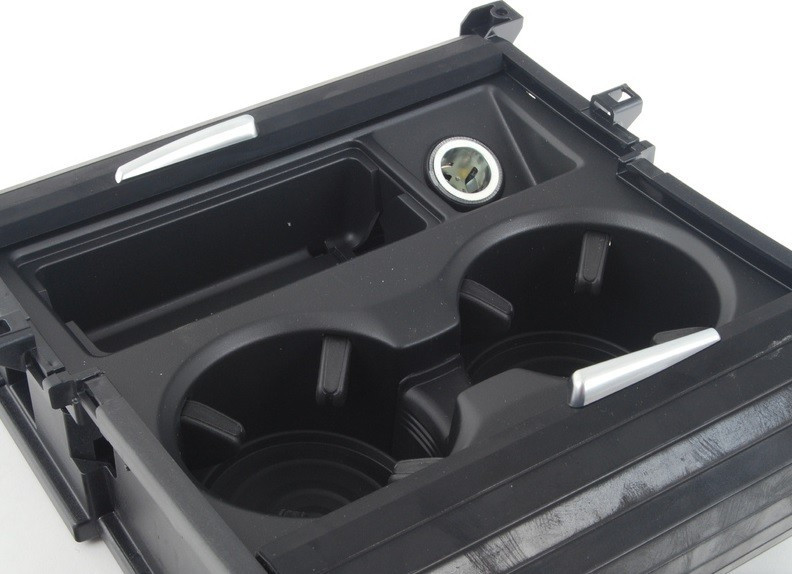 Porte-gobelets de console centrale avant avec tiroirs coulissants pour BMW X5 E70