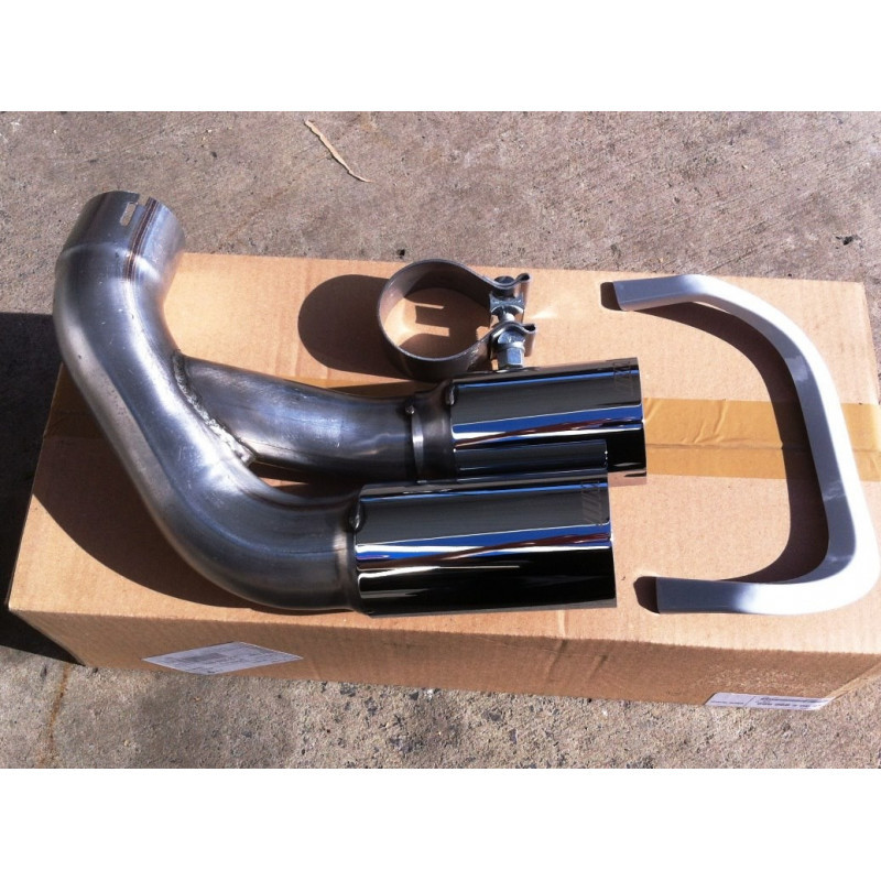 Double embout BMW M Performance pour BMW Série 4 F32 F33 F36 (420d et 418d)﻿