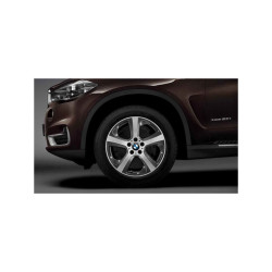 Jante 19" style 490 à rayons en étoile, bicolores « Orbitgrey », polies BMW X6