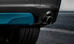 Embout d'échappement noir BMW Série 2 F22 F23