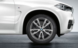 Jante 20" style 469 M à rayons doubles, bicolores « Ferricgrey », polies BMW X6 F16 E71