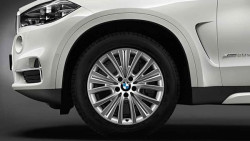 Jante 19" style 448 à rayons multiples, bicolores « Silber », polies BMW X5 F15