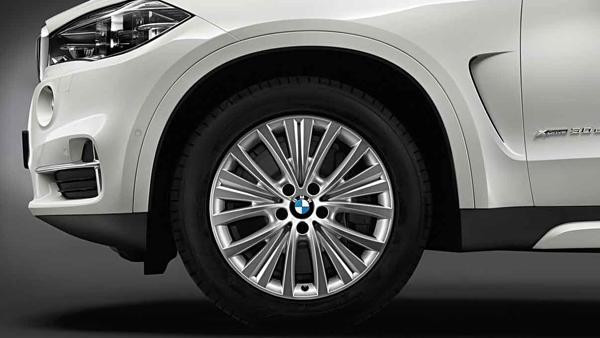 Jante 19" style 448 à rayons multiples, bicolores « Silber », polies BMW X5 F15